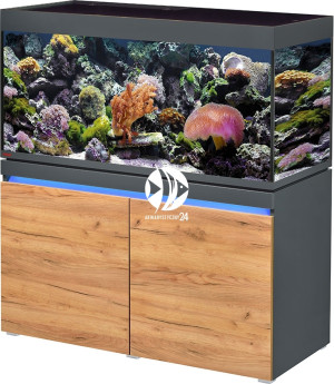 EHEIM Incpiria Marine 430 Graphite/Nature - Zestaw akwariowy z szafką i oświetleniem LED.