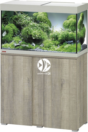 EHEIM Vivaline LED 126 Oak grey - Kompletny zestaw akwariowy z szafką, filtrem, grzałką i oświetleniem.
