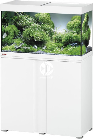 EHEIM Vivaline LED 126 White - Kompletny zestaw akwariowy z szafką, filtrem, grzałką i oświetleniem.