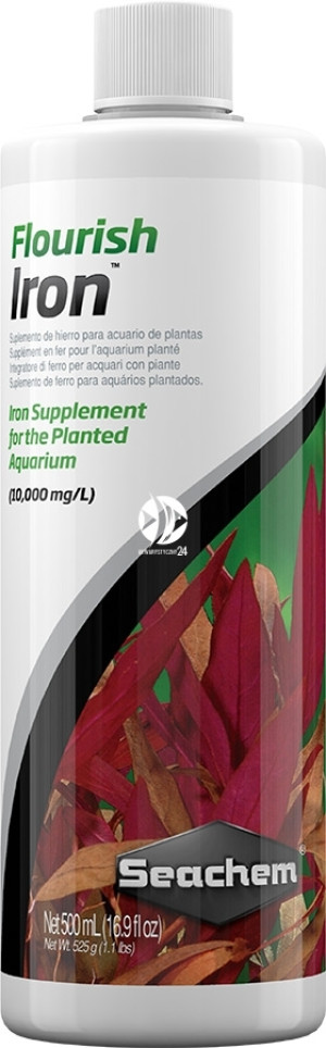 SEACHEM Flourish Iron 500ml - Nawóz żelazowy dla roślin wodnych.