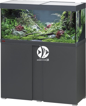 EHEIM Vivaline LED 180 Anthracite - Kompletny zestaw akwariowy z szafką, filtrem, grzałką i oświetleniem.