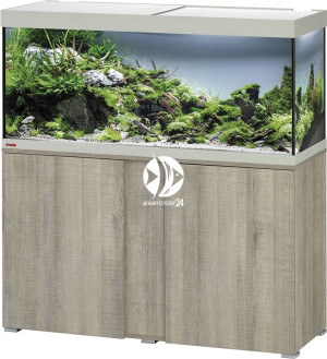 EHEIM Vivaline LED 240 Oak Grey - Kompletny zestaw akwariowy z szafką, filtrem, grzałką i oświetleniem.