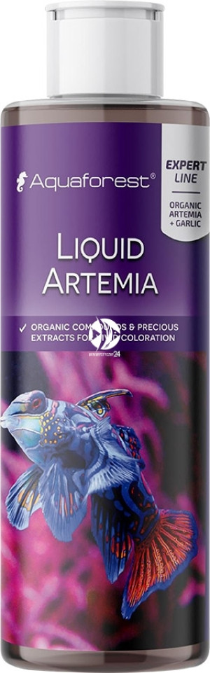 AQUAFOREST Liquid Artemia 250ml - Skoncentrowany pokarm z solowca w płynie przeznaczony dla młodych zwierząt morskich.