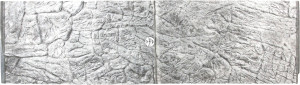 ATG Tło Płaskie Szare 200x60cm - Szare tło strukturalne do akwarium z motywem skalnym.