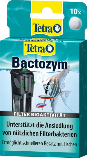 TETRA Bactozym 10 Tabletek - Preparat bakteryjny przyspieszający aktywację biologiczną akwarium.