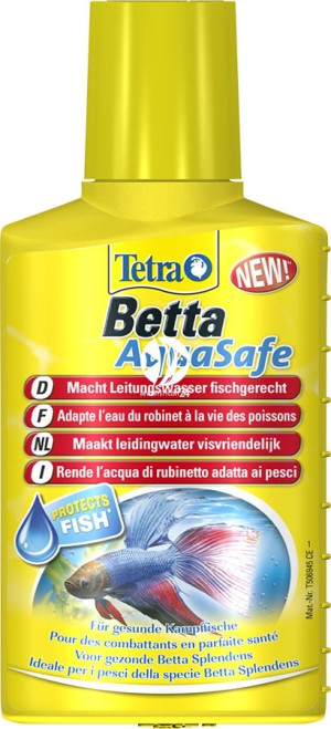 TETRA Betta AquaSafe 100 ml - Uzdatniacz do wody wodociągowej do akwarium dla bojowników.