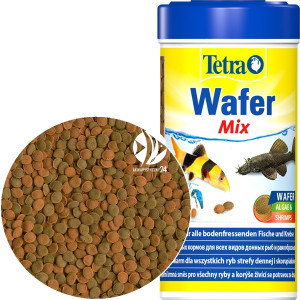 TETRA Wafer Mix 250ml - Pokarm w waflach dla ryb dennych i skorupiaków.