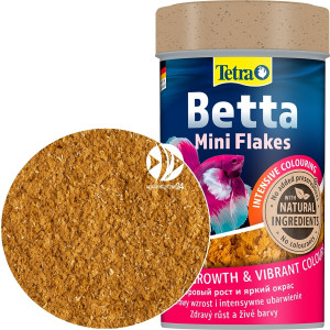 TETRA Betta 100ml - Pokarm podstawowy w płatkach dla bojowników i ryb labiryntowych.