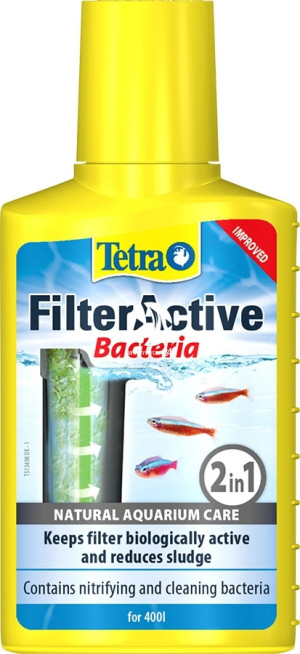 TETRA FilterActive Bacteria 100ml - Bakterie nitryfikacyjne do akwarium.