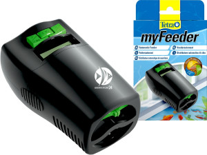 TETRA myFeeder Czarny - Karmnik automatyczny do akwarium.