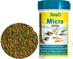 TETRA Micro Sticks 100 ml - Pokarm pływający w pałeczkach dla ryb tropikalnych.