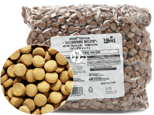 HIKARI Massivore Delite 1kg - Pokarm tonący dla mięsożernych ryb dennych i wodnych potworów.