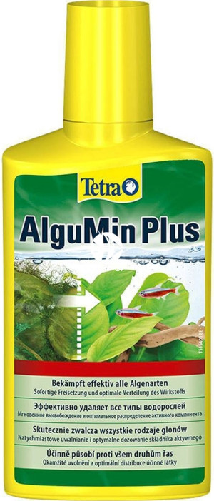 TETRA AlguMin Plus 100ml - Środek zwalczający różne rodzaje glonów o działaniu profilaktycznym.