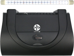 DIVERSA Pokrywa Aristo LED 40x25cm (1x5W) - Obudowa do akwarium z oświetleniem LED z tworzywa sztucznego