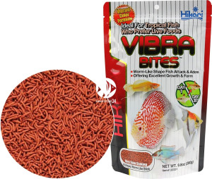 HIKARI Vibra Bites 280g - Tonący pokarm granulowany dla ryb tropikalnych