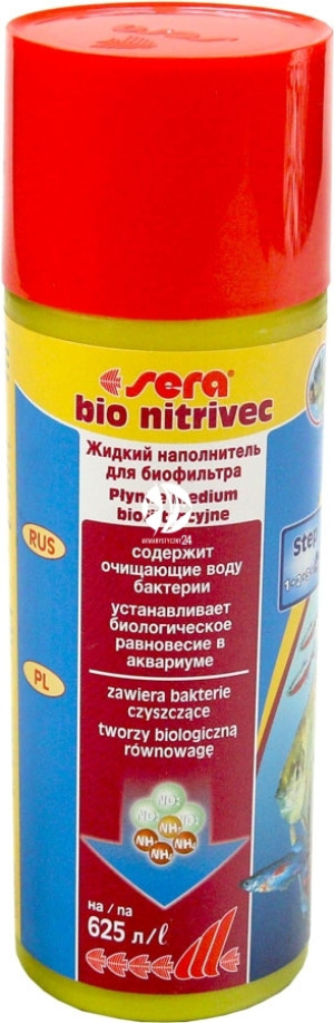 SERA Bio Nitrivec 250ml - Bakterie nitryfikacyjne do akwarium.