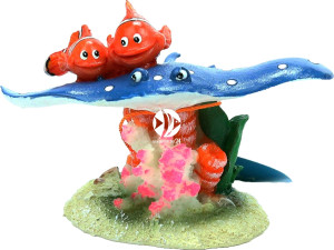 AQUA DELLA Clown Fish 2 - Rybka nemo i płaszczka, dekoracja do akwarium