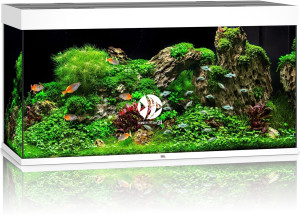 JUWEL Rio 350 LED (2x belka) Biały - Akwarium z pełnym wyposażeniem bez szafki, 5 kolorów do wyboru