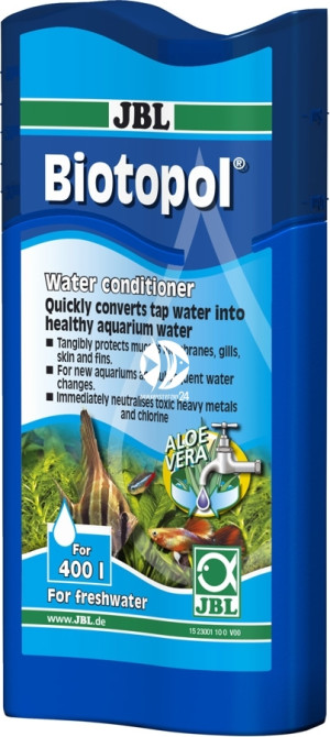 JBL Biotopol 100ml - Uzdatniacz zamienia wodę kranową w dobrą do akwarium.