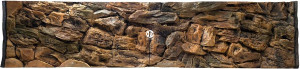 ATG Tło Skała 200x50 cm - Tło do akwarium z motywem skał, imitujące biotopy bez roślin jak Malawi, Tanganika