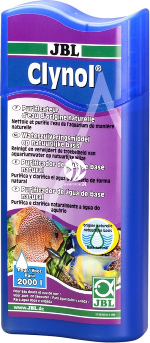 JBL Clynol 250ml - Naturalny preparat do czyszczenia i klarowania wody akwariowej.