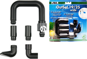 JBL OutSet Wide 19/25mm - Wylot filtra do CristalProfi e402, e401, e400, e702, e701, e700, e902, e901, e900, e1502, e1501, e1500 i e1902, e1901