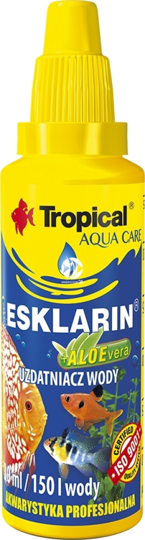 TROPICAL Esklarin + Aloes 30ml - Preparat do uzdatniania wody wodociągowej