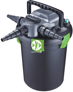 AQUA NOVA Zestaw do filtracji oczka 2000-6000l ECO - Zawiera: filtr ciśnieniowy, pompa, wąż spiralny