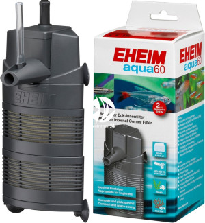 EHEIM Aqua 60 - Narożny filtr wewnętrzny do małych i średnich akwariów.