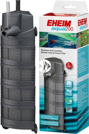 EHEIM Aqua 200 - Narożny filtr wewnętrzny do małych i średnich akwariów.
