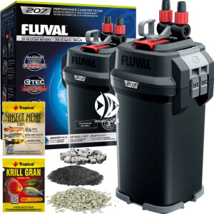 FLUVAL Filtr Kubełkowy 207 - Filtr zewnętrzny + media filtracyjne
