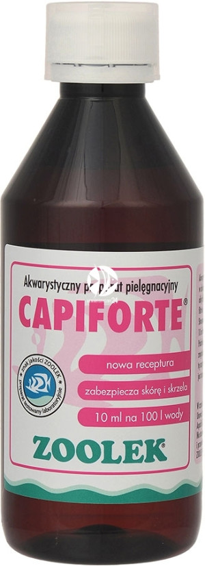 ZOOLEK Capiforte 250ml - Preparat pielęgnacyjny na pasożyty, nicienie, przywry, tasiemiec