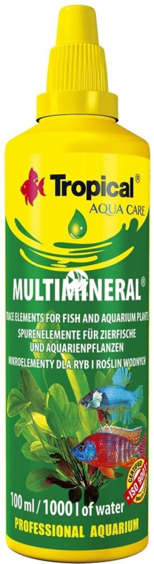 TROPICAL Multimineral 100ml - Preparat z mikroelementami do akwariów słodkowodnych