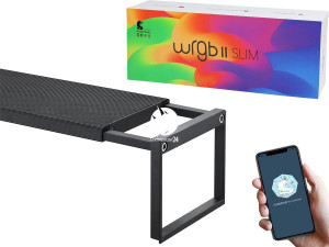 CHIHIROS LED WRGB II Slim 60 - Oświetlenie z regulatorem natężenia światła bluetooth