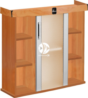 DIVERSA Szafka Modern 80x35x77cm Wiśnia - Szafka pod akwarium ze szklanymi drzwiami w 11 kolorach do wyboru