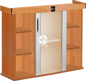 DIVERSA Szafka Modern 100x40x77cm Wiśnia - Szafka pod akwarium ze szklanymi drzwiami w 11 kolorach do wyboru