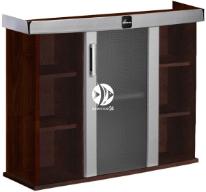 DIVERSA Szafka Modern 100x40x77cm Wenge - Szafka pod akwarium ze szklanymi drzwiami w 11 kolorach do wyboru