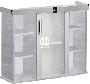 DIVERSA Szafka Modern 100x50x77cm Beton - Szafka pod akwarium ze szklanymi drzwiami w 11 kolorach do wyboru