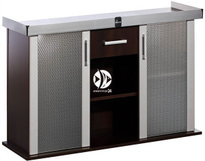 DIVERSA Szafka Modern 150x50x77cm Wenge - Szafka pod akwarium ze szklanymi drzwiami w 11 kolorach do wyboru