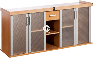 DIVERSA Szafka Modern 200x80x77cm Buk - Szafka pod akwarium ze szklanymi drzwiami w 11 kolorach do wyboru