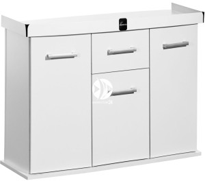 DIVERSA Szafka Solid 100x50x75cm Biały - Szafka pod akwarium w 11 kolorach do wyboru