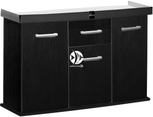 DIVERSA Szafka Solid 160x60x75cm Czarny - Szafka pod akwarium w 11 kolorach do wyboru
