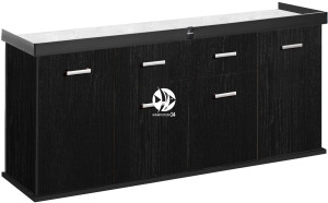 DIVERSA Szafka Solid 200x80x75cm Czarny - Szafka pod akwarium w 11 kolorach do wyboru