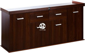 DIVERSA Szafka Solid 200x80x75cm Orzech - Szafka pod akwarium w 11 kolorach do wyboru