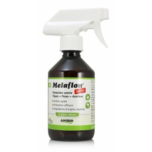 Mélaflon spray antiparasitaire tiques puces acariens anibio