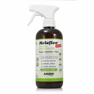 Mélaflon spray antiparasitaire habitat puce acarien poux anibio