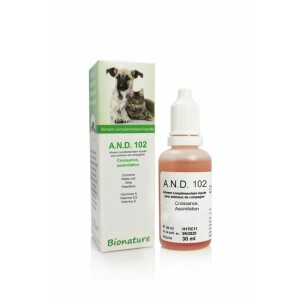 A.n.d. 102 croissance assimilation stress 30 ml bionature