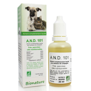 A.n.d. 101 détox foie et digestion 30 ml bionature