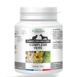 Complexe vers poudre chien chat 100 g floralpina