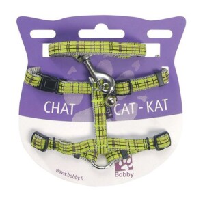 Harnais et laisse pour chat, kilt